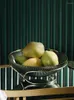 Platen High-end Glas Fruit Lade Woonkamer Thuis Salontafel Decoratie Amerikaanse Licht Luxe Creatieve Snoep Mand