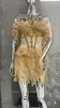 Основные повседневные платья Золотой цвет женщин сексуальное хрустальное платье Crystal Bodycon праздновать вечеринку по случаю дня рождения девушки для ночного клуба платье бара 230719