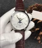 Мужские автоматические часы, дизайнерские классические часы 42 мм, кожаный ремешок 904L, циферблат из нержавеющей стали, сапфировые водонепроницаемые часы montre de luxe