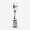 Bottle 100% Real Charms 925 Sterling Silver Dangle Sparkling Wine Beads Fit Pandora Bracelet Gift Jewelry Making Q05312161