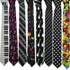 Bow Ties Wholesale Colorful LOVE Poker Student Tie Matching Shirt Striped Universal All-Match Stage Show 145CM Clothing Accessories