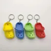 Schlüsselanhänger Schmuck Benutzerdefinierte 1 stück Nette 3D Mini Eva Strand Loch Little Croc Schuh Schlüsselbund Mädchen Geschenk Tasche Zubehör Decorat Bdehome O1