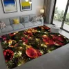 Tapijten 2022 Kerstmis en Nieuwjaar Decoratief tapijt Antislip decoratieve matten voor de woonkamer Slaapkamer en bank Tapis Chambre R230731