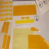 Étiquettes vierges personnalisées pour imprimante TT en fond de couleur Étiquettes pour imprimante à transfert thermique Autocollants en rouleaux pour dymo278r