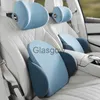 Seat Cushions New Car Lumbar Support Pillow Memory Foam Headrest Neck Pillow Artifact Seat Lumbar Support Cushion Auto Backrest Waist Pillow x0720