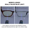 Leesbril MERRYS DESIGN Mannen Leesbril Aluminium Frame Anti Blauw Licht Blokkeren CR-39 Hars Asferische Glazen Lenzen S2170FLH 230719