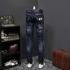 2019 Outono Jeans Personalidade Masculina Autocultivo Diretamente Canister Calça Longa Maré Designer de Marca Jeans Erkek Jean Pantolon CX2217v