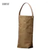 Gift Wrap Retor Christmas Year Solid Color Washed Kraft Paper Anti-dirty Environmental Reusable Red Wine Handcuffs Bag B151D