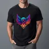 Men's T Shirts WSFEC S-4XL Shirt For Men Clothing Short Sleeve Summer 2023 Bird Pattern Cotton Breathable Wild Vintage Custom Graphic Tshirt