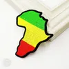 Africa Size7 0x8 2cm DIY Iron On Patch Sewing On Embroidered Applique Sewing Clothes Cartoon Garment Apparel Accessories266A