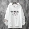 Herren Hoodies Sweatshirts Anime Chinesischen Stil Männer Schwarz Harajuku Übergroßen Pullover Für Frauen 230720