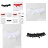 Bridal Garters New Arrive Sell White Lace Bowknot Flowers Leg Ring Shuoshuo65885377811 Drop Delivery Party Events Accessories Dhkbq