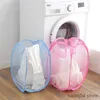 Cestini portaoggetti Pieghevoli Organizzatori di vestiti sporchi Cesto portabiancheria Pop Up Mesh Bagno Abbigliamento Scatola portaoggetti Giocattoli per bambini Secchio portaoggetti Organizer R230720