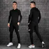 Men's Tracksuits Compression Sport Suits Men Running Suit Quick Drying Fitness Running Clothes Sets Joggers Training Suit Workout Gym Clothing J230720