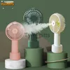 Portable Air Coolers Fan Electric USB Battery Portable Water Spray Mist Rechargeable Handheld Ini Ventilador Air Conditioner Humidifier for Outdoor x0729