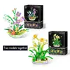 Blokken Stad Vrienden Narcissus Bloem Ingemaakte Bouwsteen Idee Creatieve Mini Lente Tulipa Eternal Plant Decro Bricks Kinderen Speelgoed Geschenken R230720