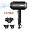 Kemei Sèche-cheveux Sèche-cheveux professionnel puissant et froid Forte puissance 4000W Sèche-cheveux à ions négatifs avec diffuseur KM-88962578