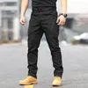 Mens Pants Tactical cargo pants mens combat Trousers military multi pocket work clothes hiking casual Plus size 6XL 230720