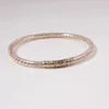 Crystal jonc bouddhiste Strass Filled Jelly Sile Bangle Star of David Alloy Connect for Women Girls Bracciale buddista L230704