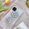 Luxury Korean Gem Diamond Mobile Phone Holder Ring Mobile Phone Accessories For IPhone Samsung Electroplating Mobile Phone Grip L230619