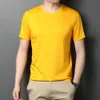 Мужские футболки Dilemo Tee Riserts Mercerized Cotton Summer Plain Tops o Шея футболка для мужчин с коротким рукавом.