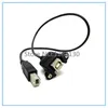 0.5M USB B Male To Female M/F Extension Cable Screw Lock Panel Mount For Printer