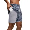 Herren Shorts Douhoow Camouflage Strandhose Männer Quick Dry Board Kordelzug Sommer Badehose mit elastischer Taille und Liner