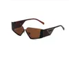Óculos de sol de designer de moda Óculos de sol clássicos Óculos de sol de praia ao ar livre para homem e mulher Assinatura triangular opcional P8036