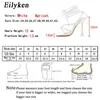 Sandals Eilyken 2023 Summer Women New Women Gladiator Knee High Sandals Open Tee Lace Up Cross Strappy High Heels Fashion Sexy Shoes L230720