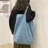 Avondtassen 2023 Leisure Blue Jeans Tas Koreaanse Harajuku Schouder Vrouwen Grote Denim Handtassen Dames Shopping Tote Voor