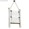 Filtstege 3-TI-TIER BAKTOMSTUD RACK TRÄDA BUNKT KÄRKET HANDEL LADDER FARMHOUSE BAMBROGANDE HANDEL HOLDER RACK L230704