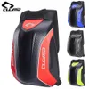 Nouveau réfléchissant moto coque dure sac à dos en fibre de carbone motif armure sac à dos moto casque sac à dos cyclisme bags233x