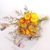 Dried Flowers Dried Flowers Bouquet Natural DaisyMulticolor Daisies Sunflowers Dry Flower Arrangements for Wedding Farmhouse Table Vase Decor R230720