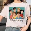 Friends TV-Show-T-Shirt Amerikanische TV-Serie Freunde periphere Kurzarm-Paar-T-Shirts für Männer und Frauen