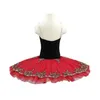 Spanish Red Black Professional Tutu Ballet for Girls Practice Adult Ballet Costumes Red Ballet Tutu Don Quxote249V