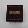 1 foro singolo una posizione pacchetto di gioielli campionato anello scatola di legno diaplay case collezioni souvenir regalo di moda316E