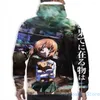 Sweats à capuche pour hommes Sweat pour hommes pour femmes Funny Girls Und Panzer Der Film Print Casual Hoodie Streatwear