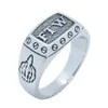 NOUVEAU 925 STERLING Silver FTW Ring Cool S925 Vendre Lady Girls Biker Fashion Kild Dinger Ring264a