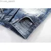 Jeans pour hommes en gros-HOT Fashion Jeans Hommes Ripped Distressed Destroyed Hip Hop Rock Hommes Pantalons Casual Pantalones vaqueros Hombre Marce MYA0382 Z230720