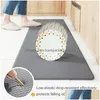 Carpets Long Kitchen Mat Waterproof And Oil-Proof Floor Anti-Fatigue Foot Pad Anti-Slip Wear-Resistant Rug Door Drop Delivery Home G Dhvtn