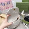 2023 Mini 4 kleuren zadeltassen designer tas zadels vrouw crossbody tas luxe cross body keten portemonnee enkele schouder lederen letters