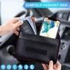 Sacs de rangement 1 pièces sac housse étui Faraday Cage pochette pour clés de voiture sans clé radioprotection téléphone portable215B