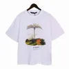 23 MENS SHORTS T SHIRT DESIGNER KLÄNNING SHIRT TSHIRT SHORTS DESIGNER SHIRTS Män tröja Designer Kläder Kort P A Tees Hunting in the Forest T-shirt