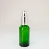 Gold Silber Schwarz Pumpzerstäuber 30 ml 50 ml Grüne Sprühflaschen Glas Kosmetik Parfümbehälter im Angebot Oktnh