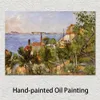 Abstract Landscape Painting Landscape Study After Nature Paul Cezanne Canvas Art Handmade Impressionist Artwork