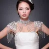 Nuovo Arrivo Crystal Bridal Wedding Capes Wraps Bolero Jacket289h