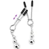 Adult Toys Metal Nipple Clamps clips ring bell slave bdsm break 230719