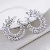 Boucles d'oreilles pendantes véritables vrais bijoux Version coréenne loisirs Simple Zircon clavicule chaîne collier petit Design sens Style frais