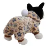 Dog Apparel Hooded Cat And Pet Clothing Winter Flannel Fall Clothes