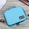 تعدد الوظائف الرقمية حقيبة التخزين الرقمية USB كابل كبل الأذن سلاح القلم القلم المنظم Portable Travel Kit Pouch 211102214S